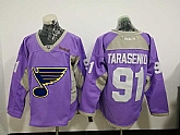 St. Louis Blues #91 Vladimir Tarasenko Purple Hockey Fights Cancer Night Reebok Stitched Jersey,baseball caps,new era cap wholesale,wholesale hats